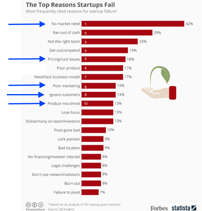 The Top Reasons Startups Fail